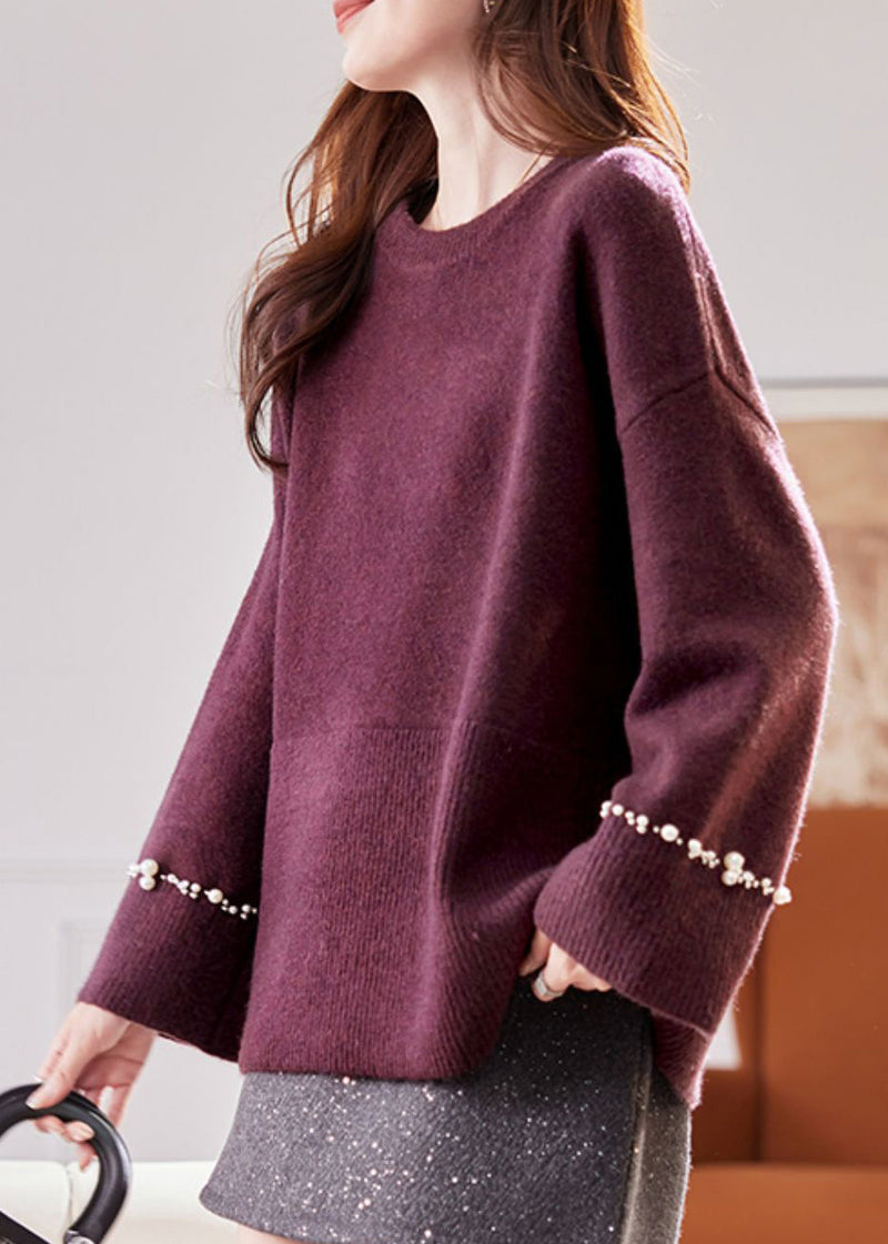 A Vintage Style Sweater with Delicate Timeless Details