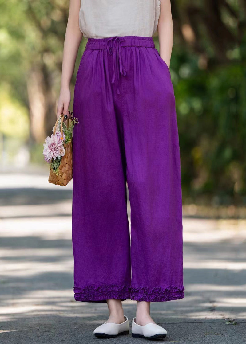 A Vintage Style Pants with Delicate Timeless Details