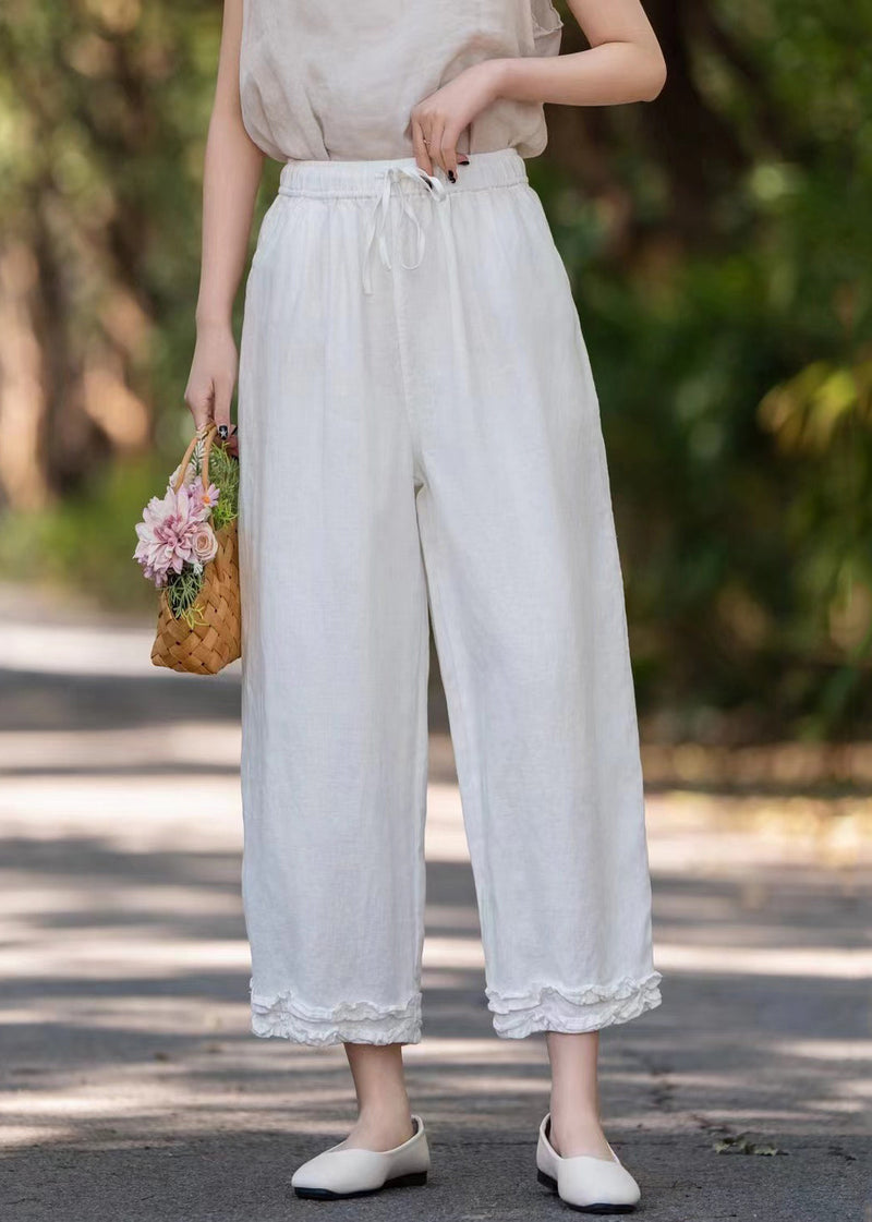 A Vintage Style Pants with Delicate Timeless Details