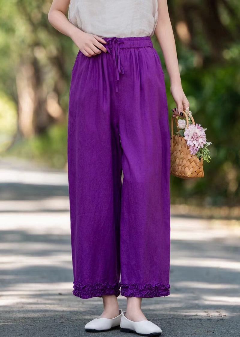 A Vintage Style Pants with Delicate Timeless Details