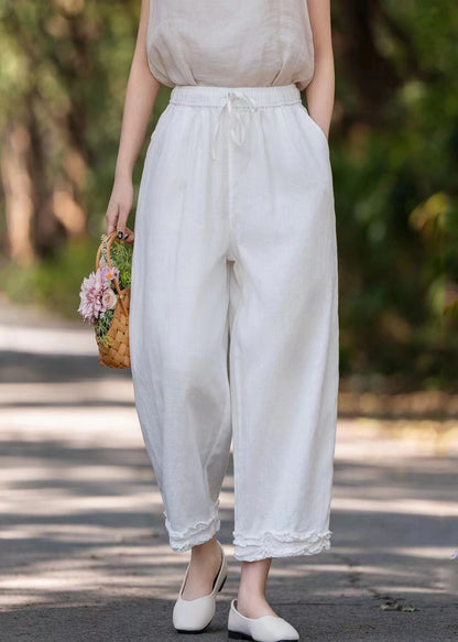 A Vintage Style Pants with Delicate Timeless Details