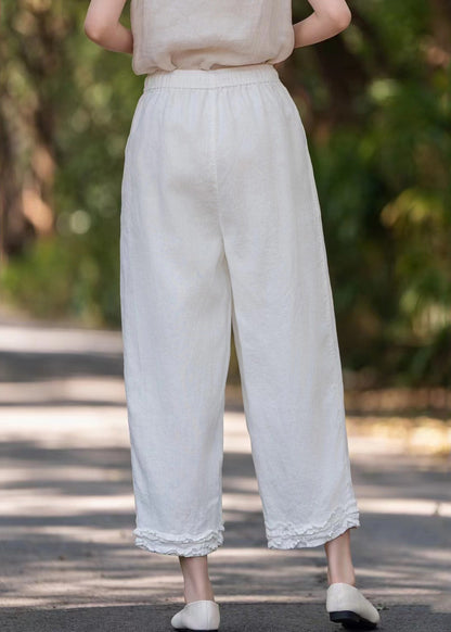 A Vintage Style Pants with Delicate Timeless Details