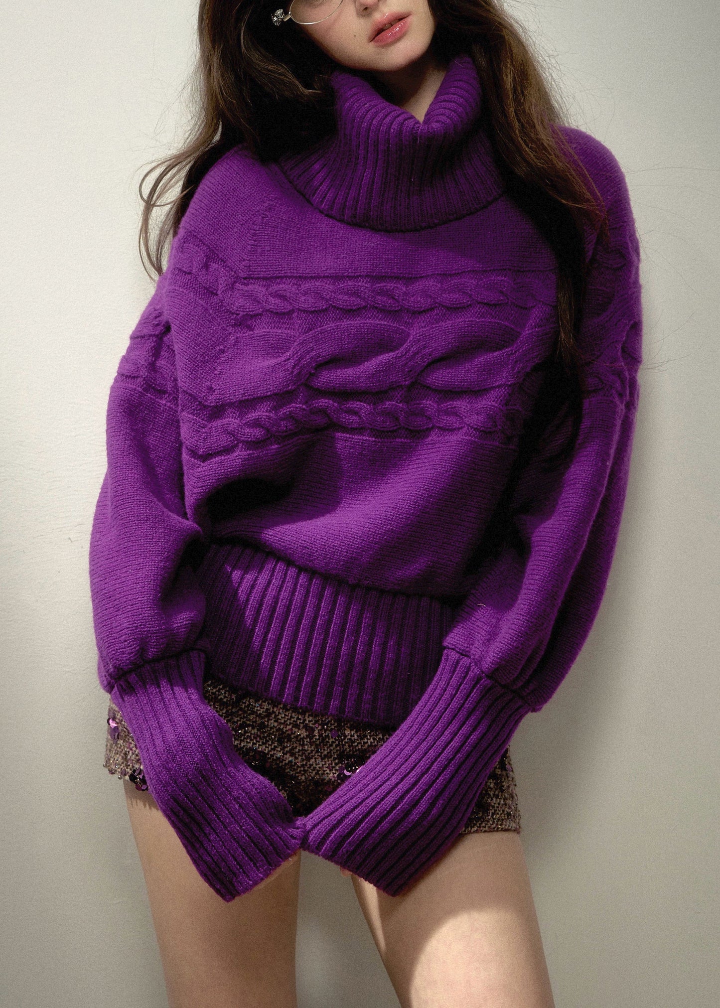 Classic Vintage Sweater with a Flattering Fit