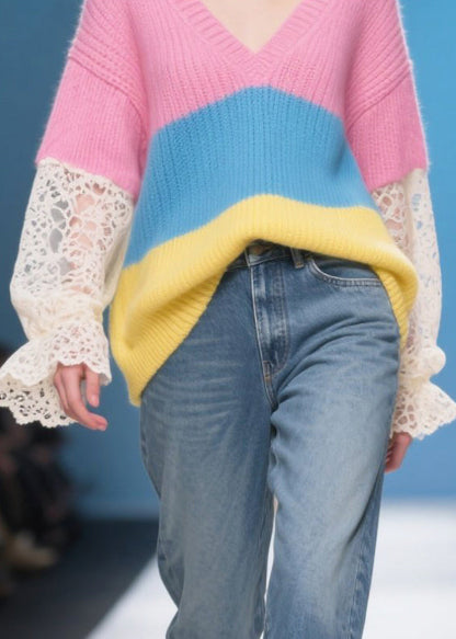 Vintage Inspired Pullover with a Contemporary Edge