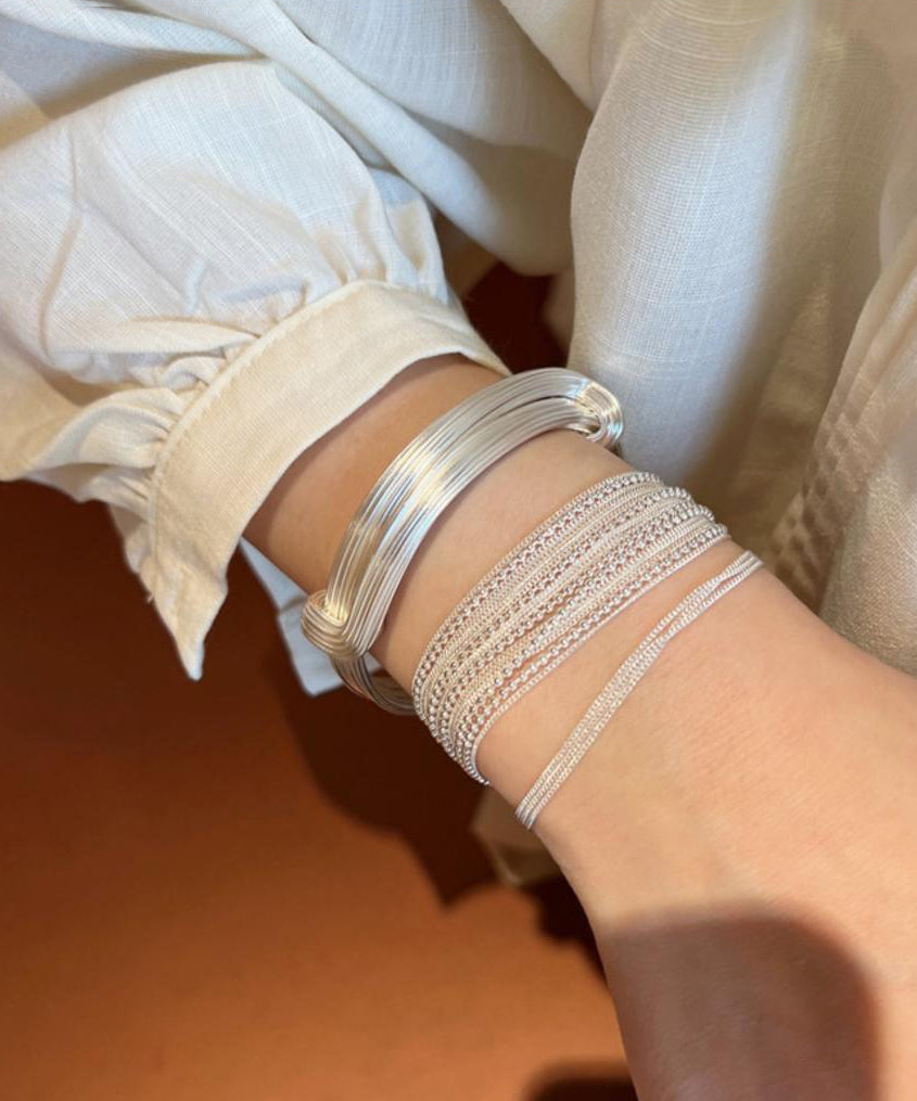 Delicate Artisan Silver Set
