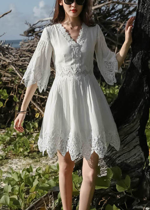 A Vintage Style Dress with Delicate Timeless Details