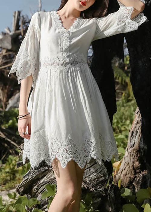 A Vintage Style Dress with Delicate Timeless Details