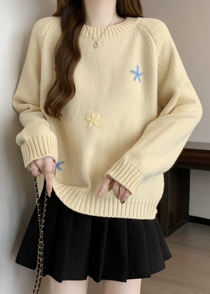 A Vintage Style Sweater with Delicate Timeless Details