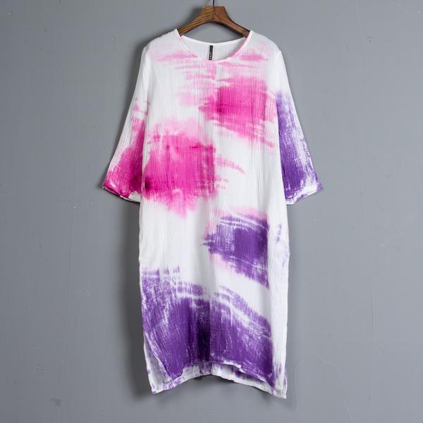 Purple and White