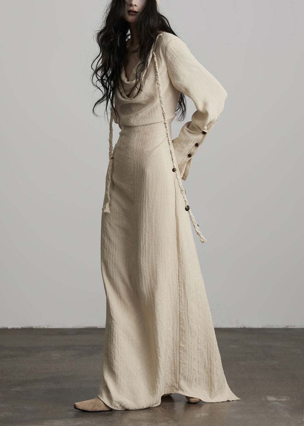 A Vintage Style Dress with Delicate Timeless Details