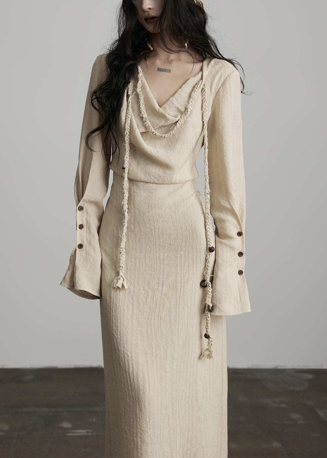 A Vintage Style Dress with Delicate Timeless Details