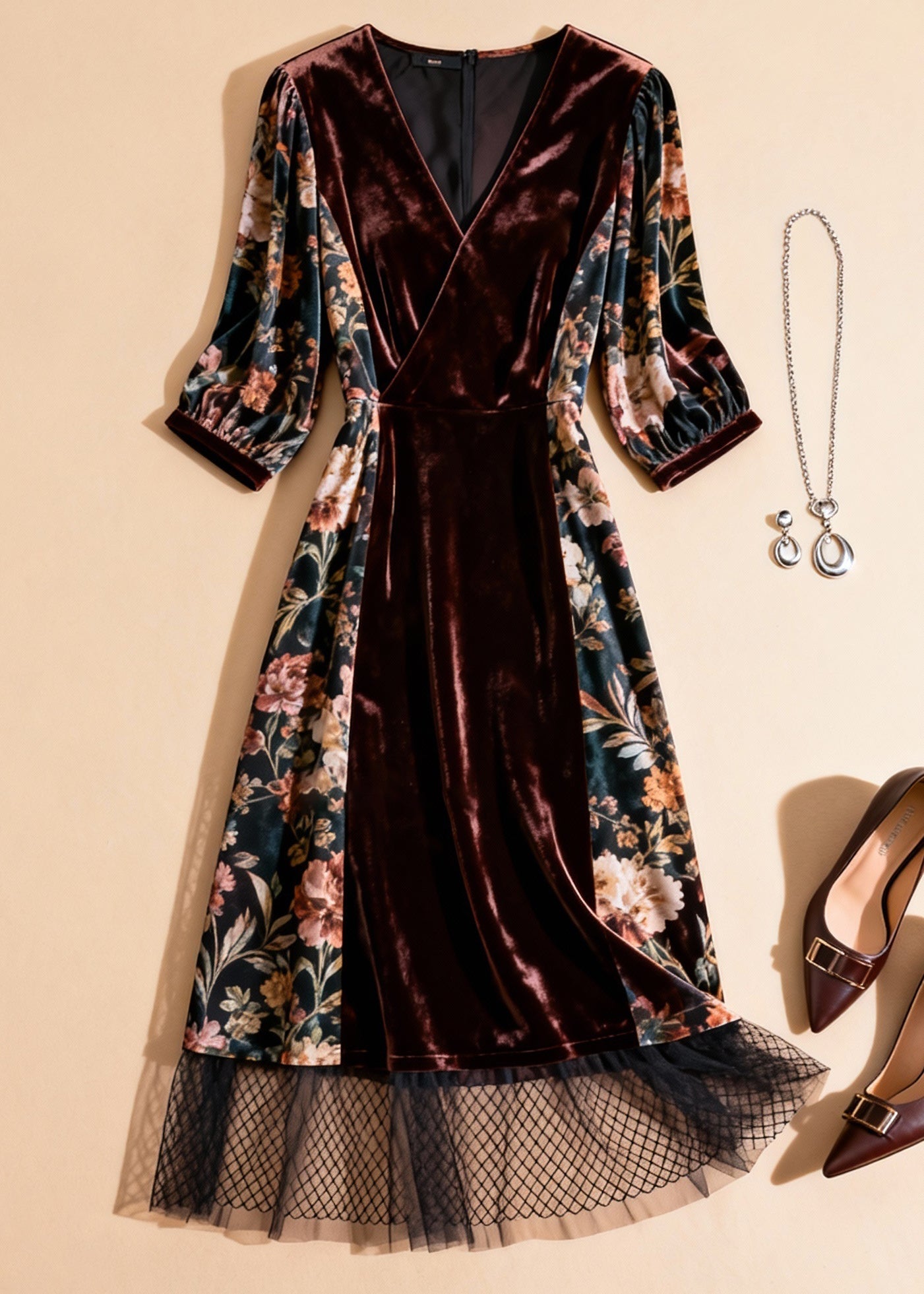 Elegantly Styled Dress for Everyday Wear