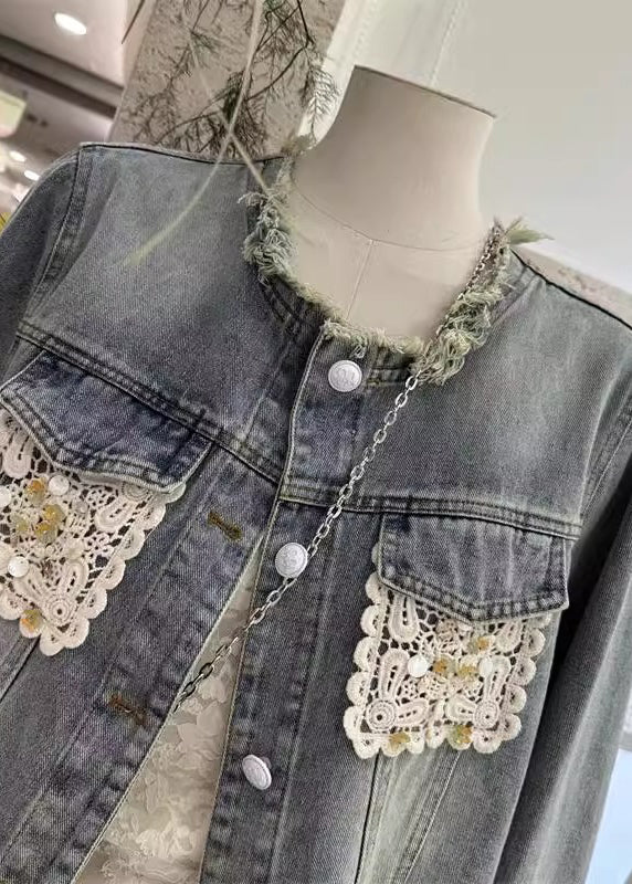 A Vintage Style Jacket with Delicate Timeless Details
