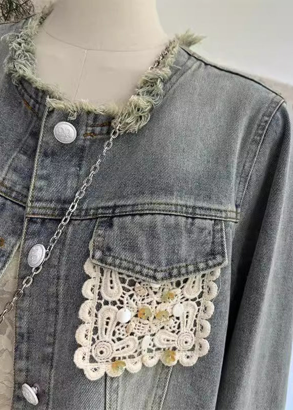 A Vintage Style Jacket with Delicate Timeless Details