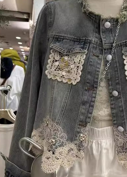 A Vintage Style Jacket with Delicate Timeless Details