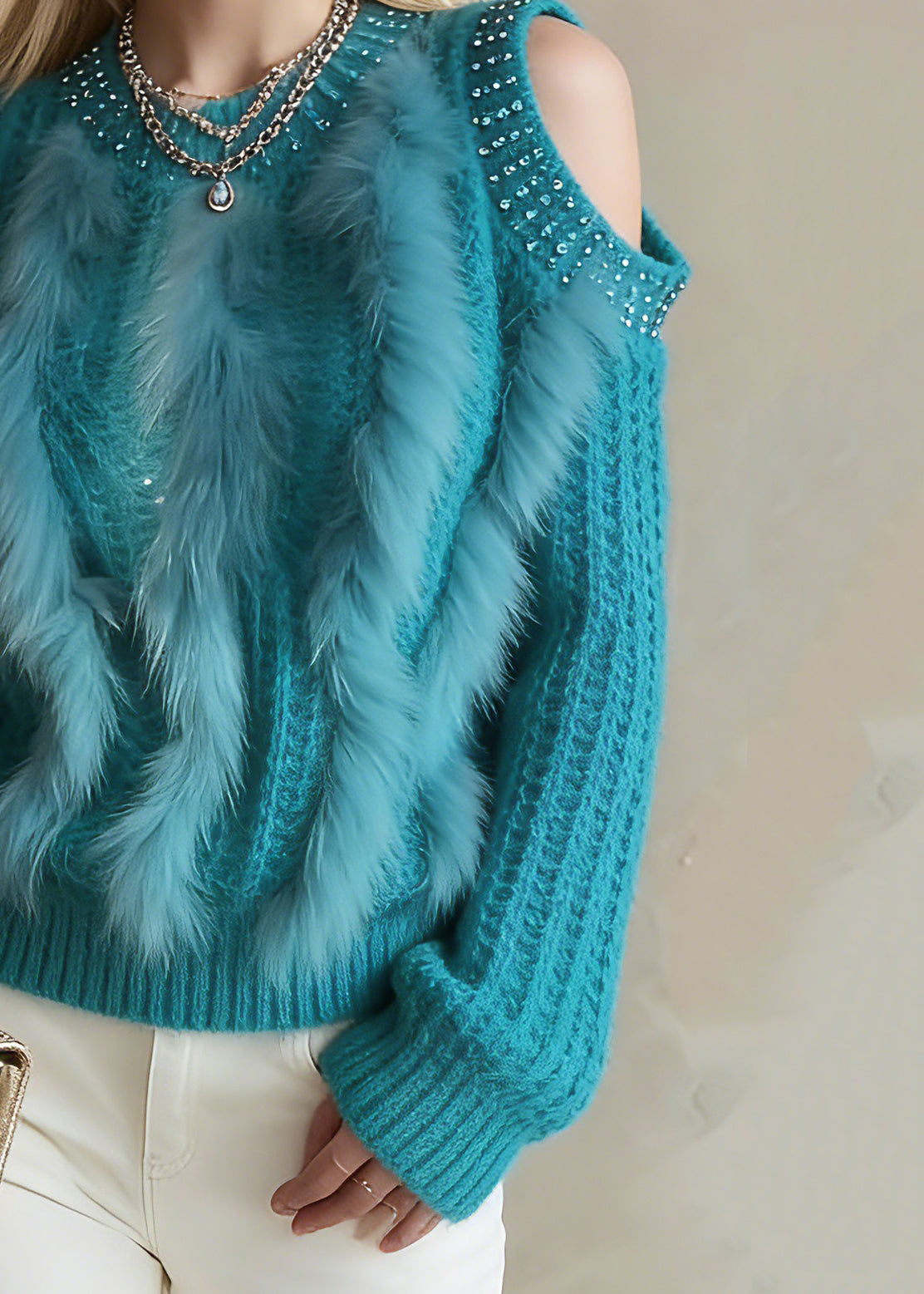 Classic Vintage Sweater with a Flattering Fit