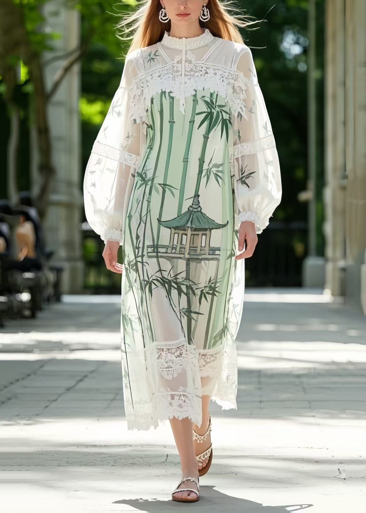 A Vintage Style Dress with Delicate Timeless Details