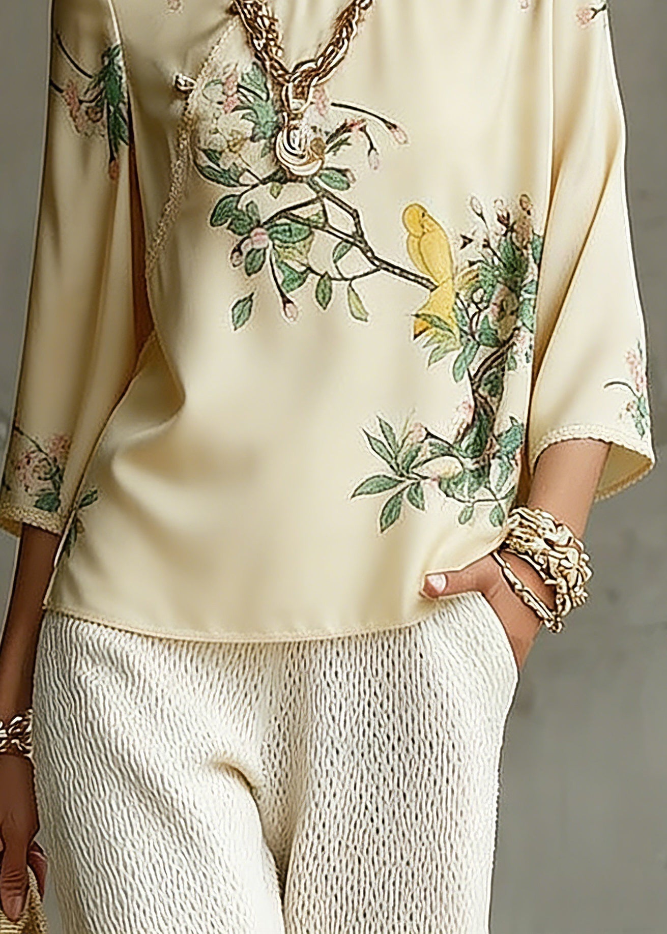 Gracefully Styled Top for Any Occasion