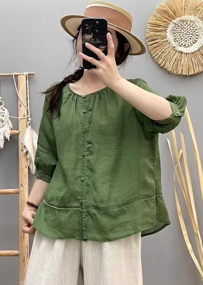 A Vintage Style Shirt with Delicate Timeless Details