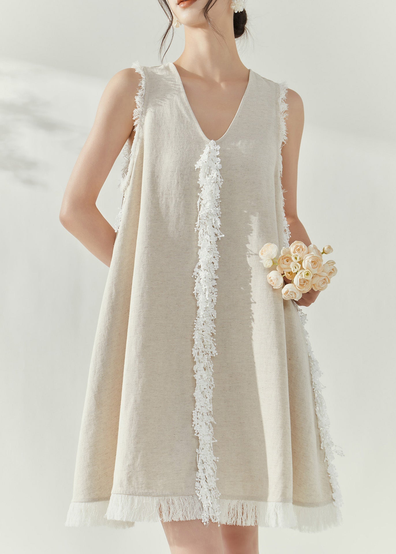 A Vintage Style Dress with Delicate Timeless Details