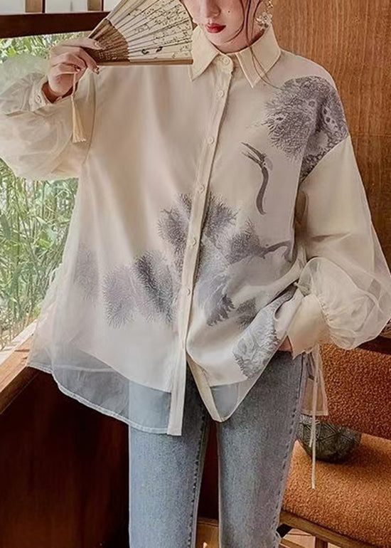 A Vintage Style Shirt with Delicate Timeless Details