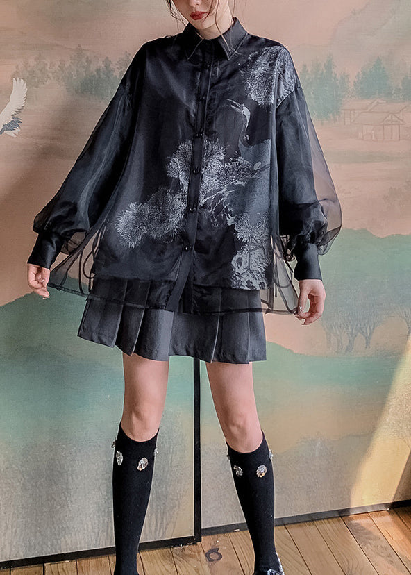 A Vintage Style Shirt with Delicate Timeless Details