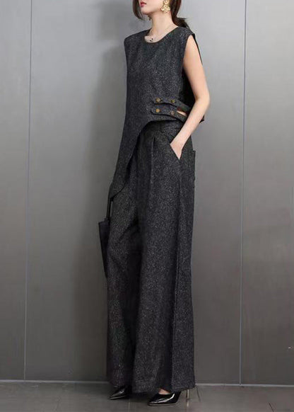 A Vintage Style Pants with Delicate Timeless Details