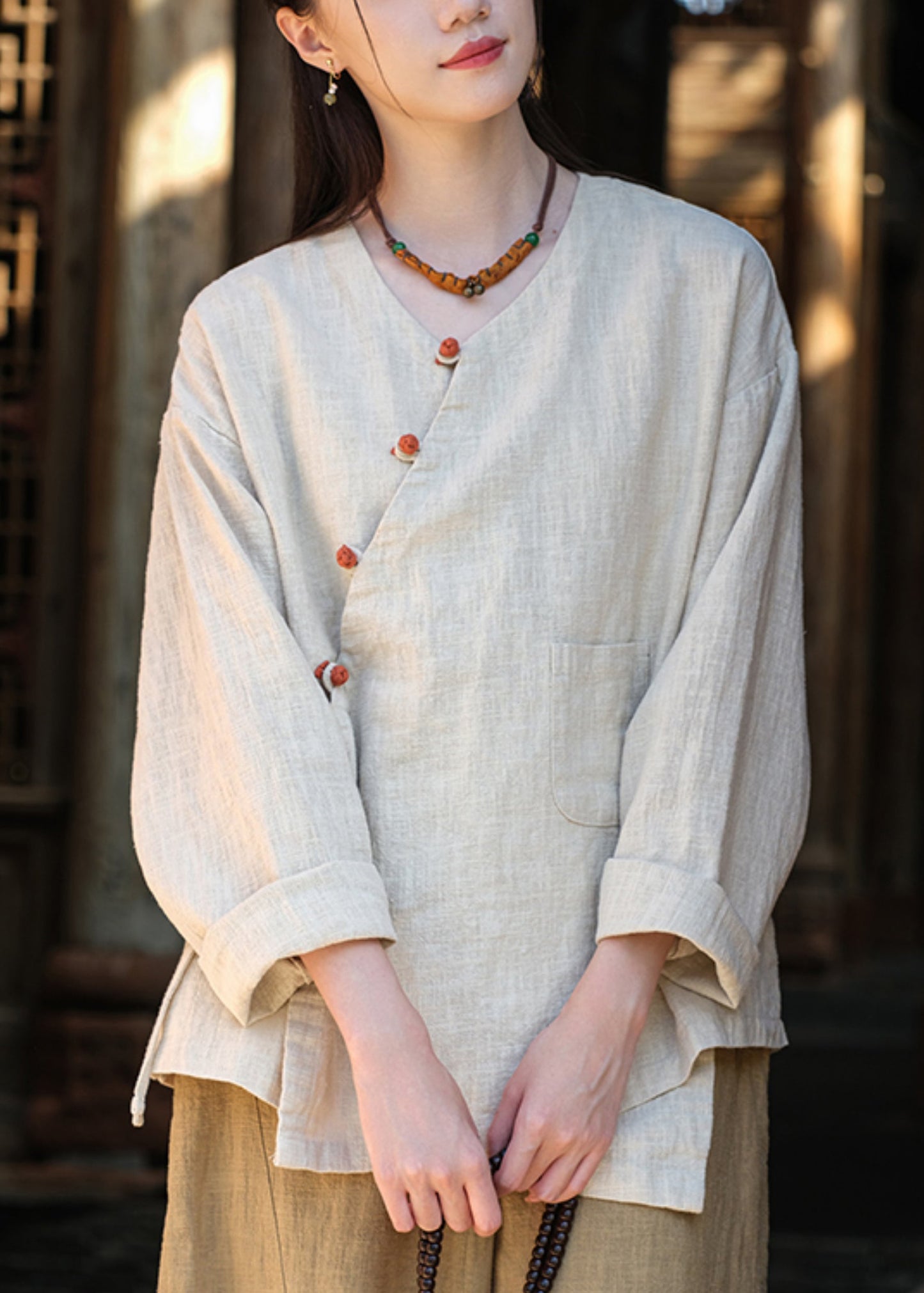 Beautifully Finished Blouse in a Timeless Design