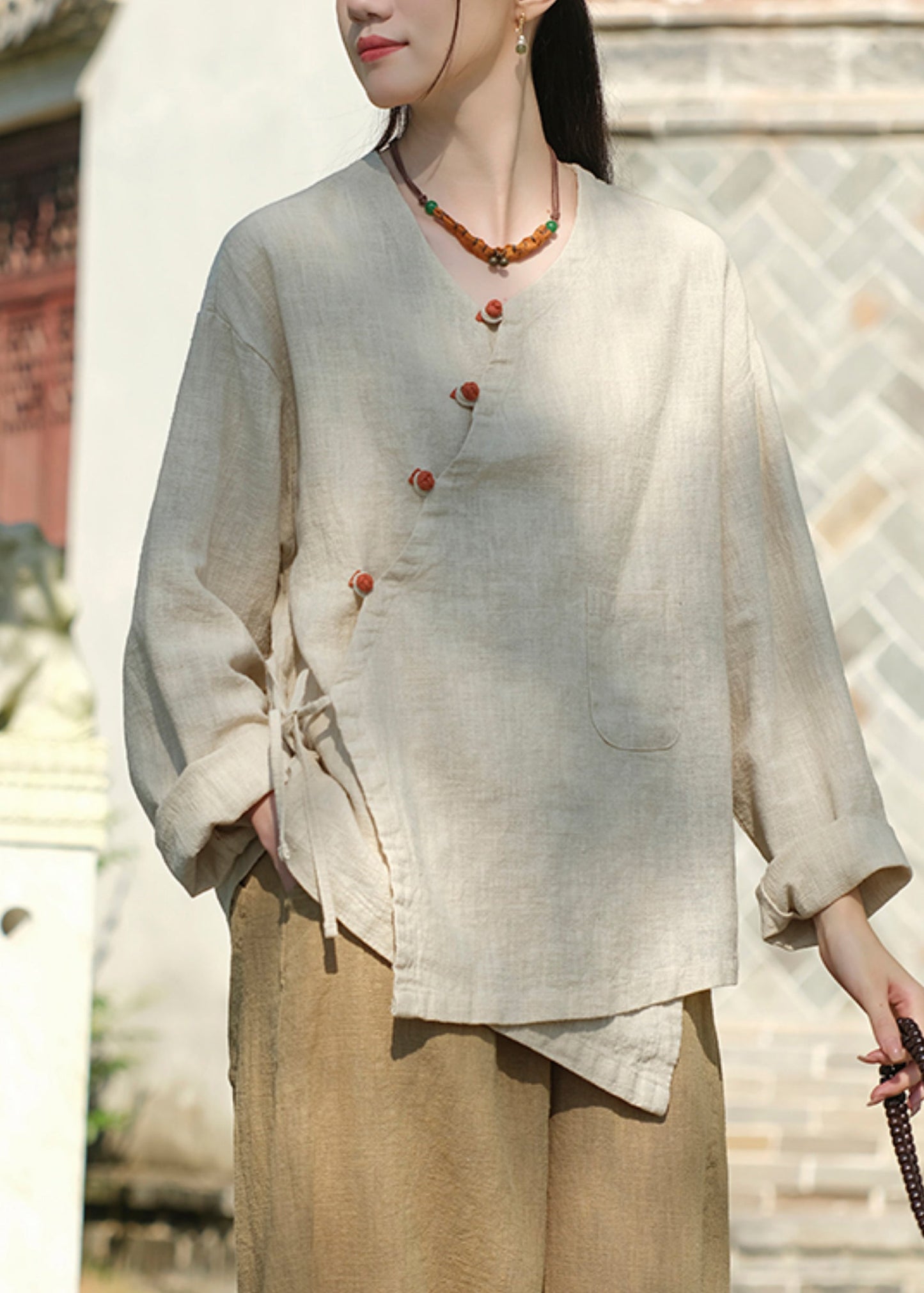 Beautifully Finished Blouse in a Timeless Design
