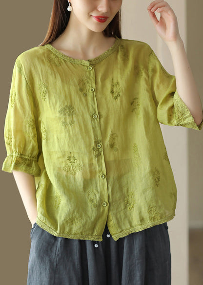 A Vintage Style Shirt with Delicate Timeless Details