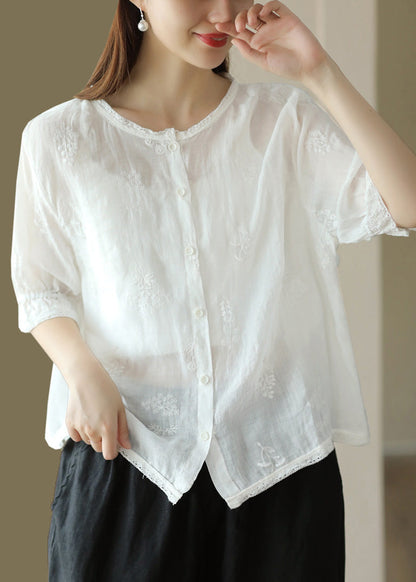 A Vintage Style Shirt with Delicate Timeless Details