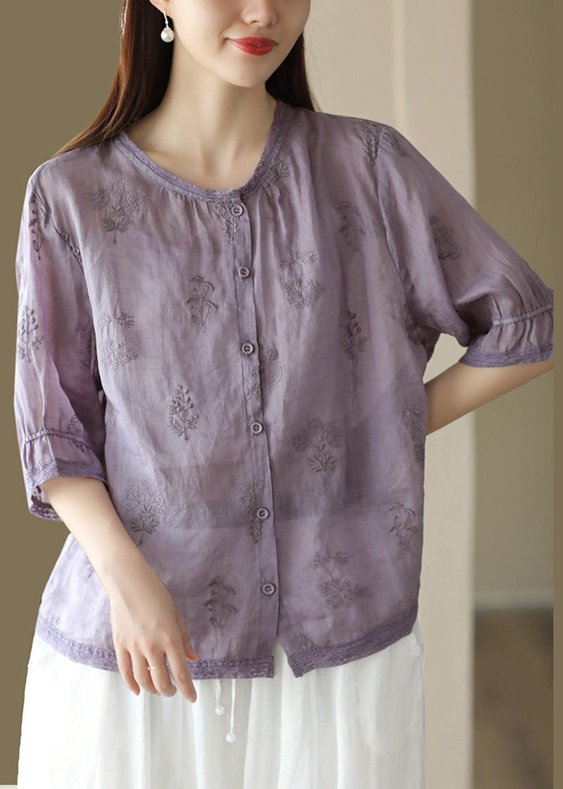 A Vintage Style Shirt with Delicate Timeless Details