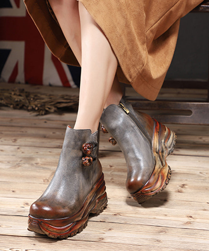 Classic Orthopedic Boots with Timeless Style