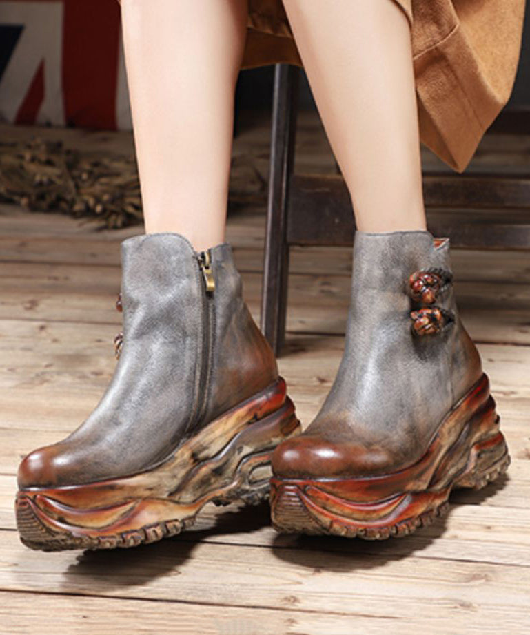Classic Orthopedic Boots with Timeless Style