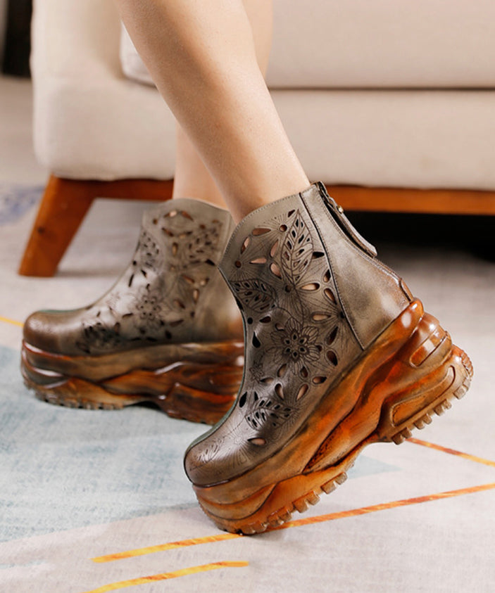 Classic Orthopedic Boots with Timeless Style