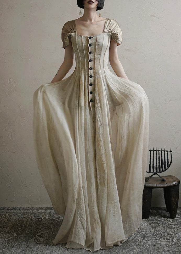 A Vintage Style Dress with Delicate Timeless Details