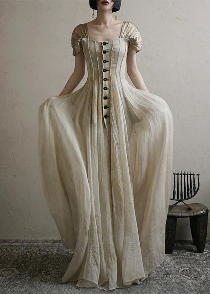 A Vintage Style Dress with Delicate Timeless Details
