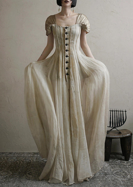 A Vintage Style Dress with Delicate Timeless Details