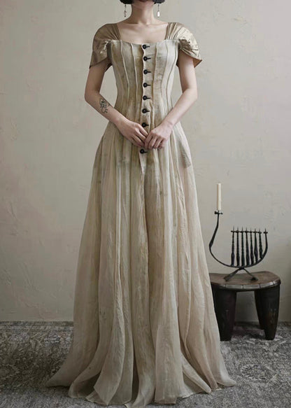 A Vintage Style Dress with Delicate Timeless Details