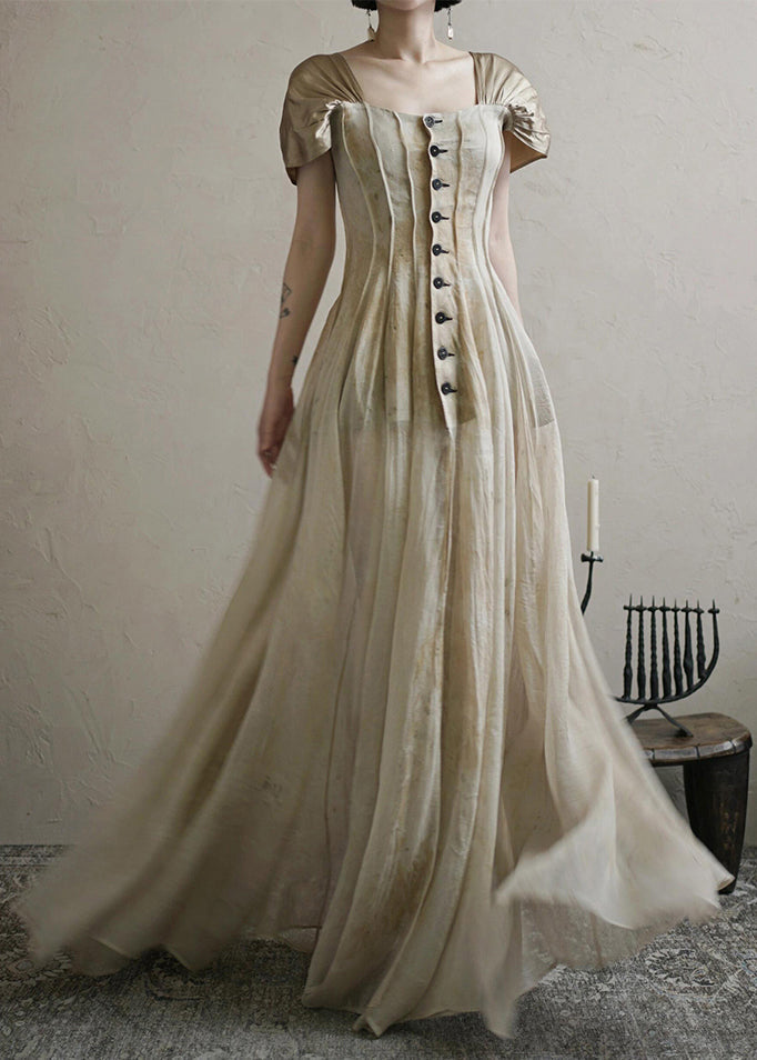 A Vintage Style Dress with Delicate Timeless Details