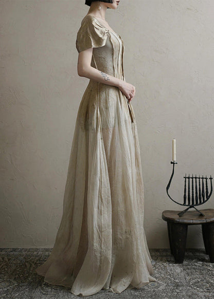 A Vintage Style Dress with Delicate Timeless Details