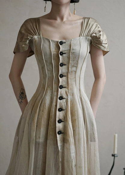 A Vintage Style Dress with Delicate Timeless Details
