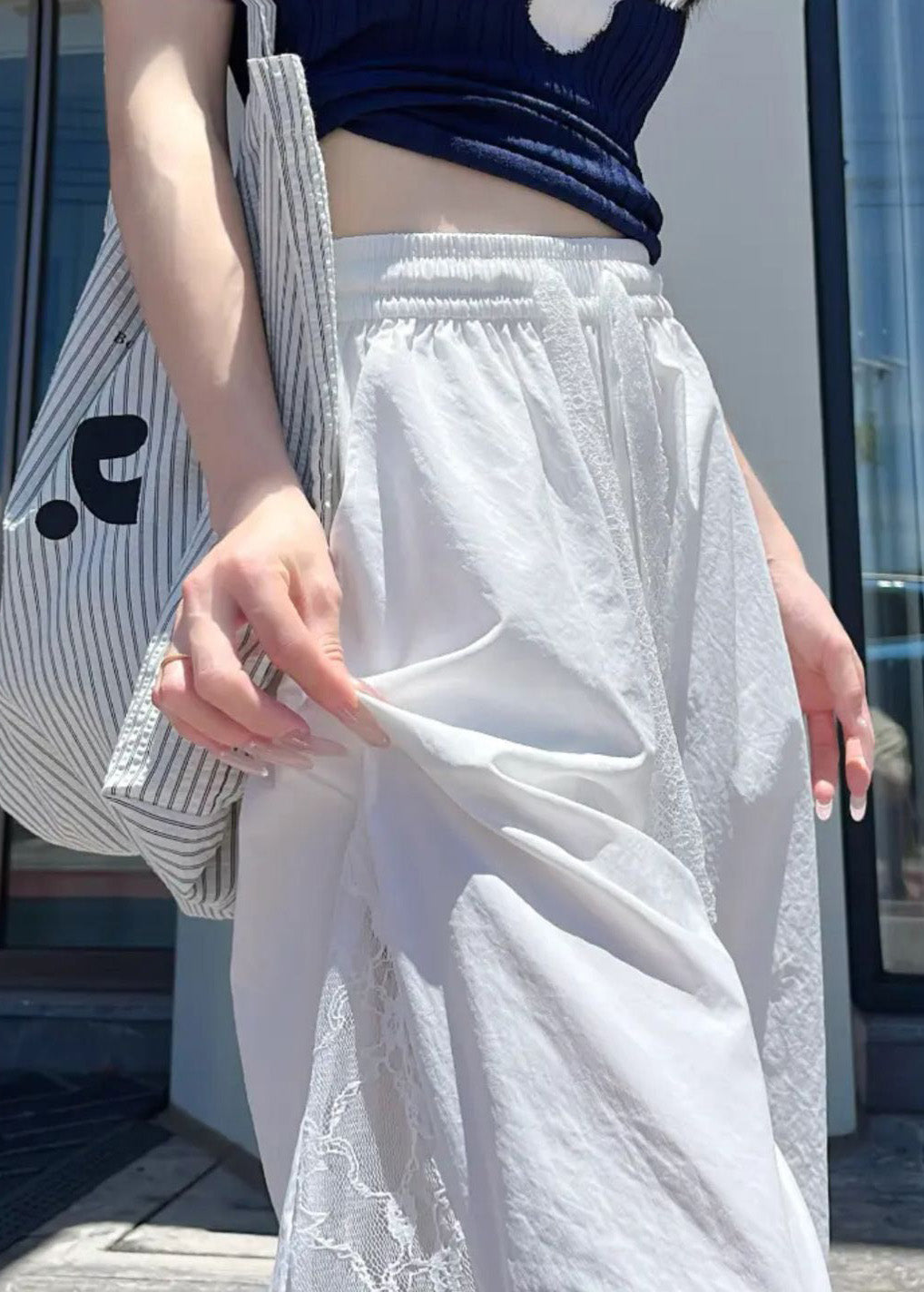 A Vintage Style Pants with Delicate Timeless Details