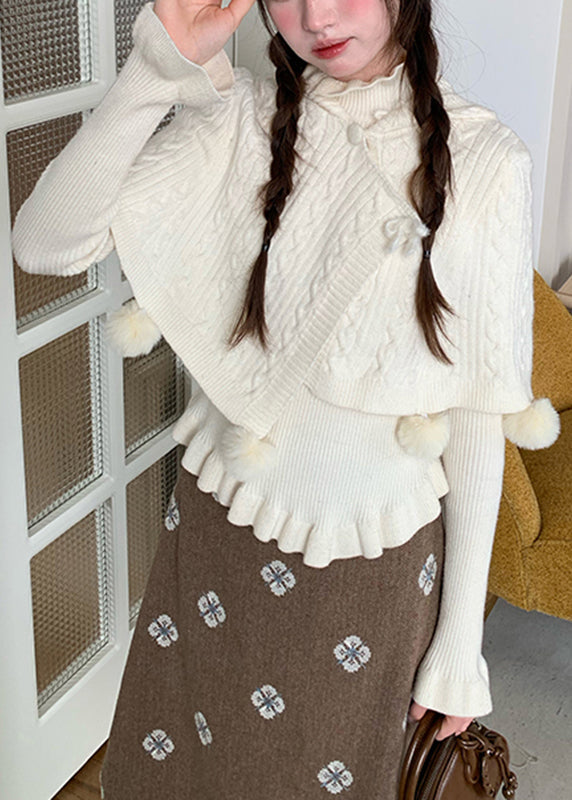 A Vintage Style Sweater with Delicate Timeless Details