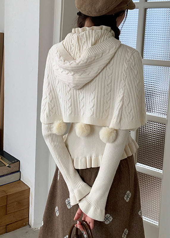 A Vintage Style Sweater with Delicate Timeless Details