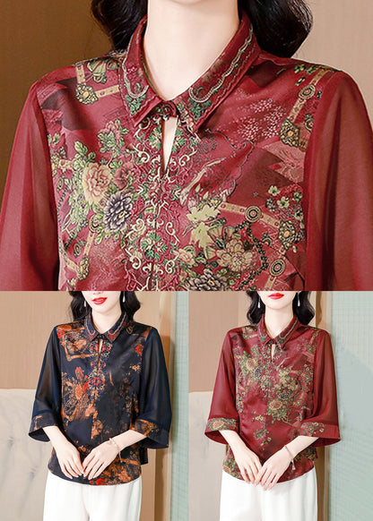 Classic Vintage Blouse with a Flattering Fit
