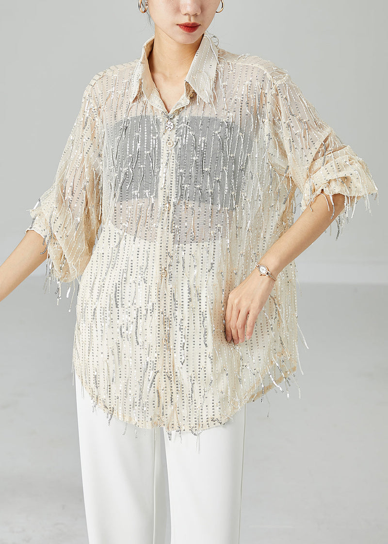 A Vintage Style Shirt with Delicate Timeless Details