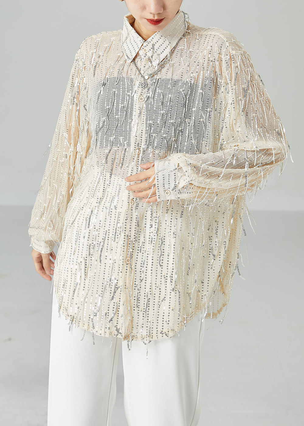 A Vintage Style Shirt with Delicate Timeless Details