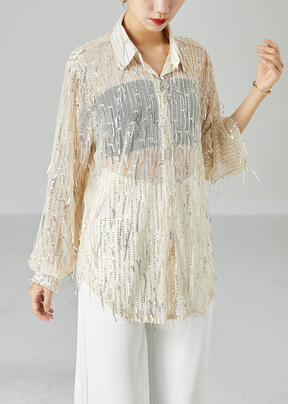 A Vintage Style Shirt with Delicate Timeless Details