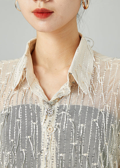 A Vintage Style Shirt with Delicate Timeless Details